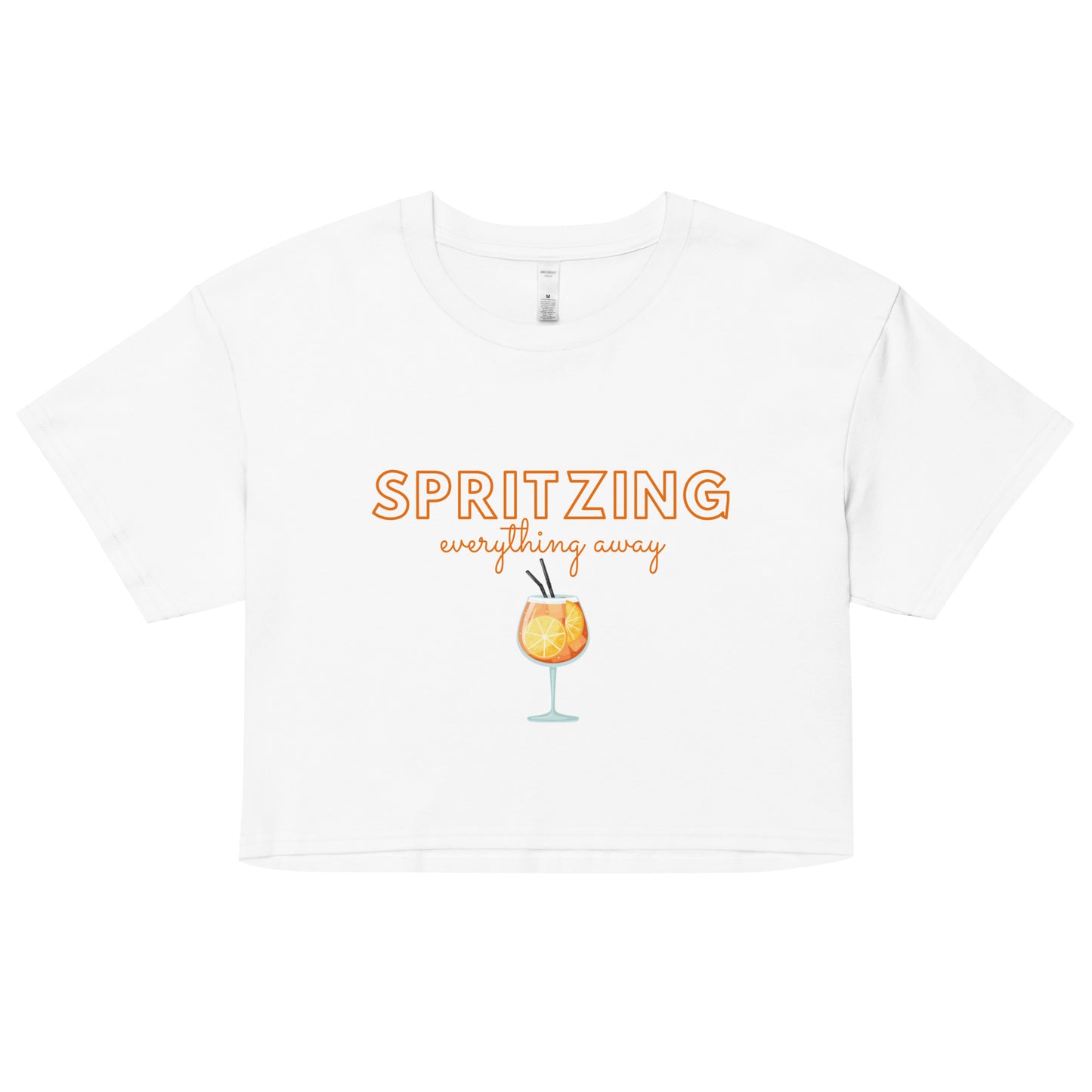 Spritzing everything away Crop Top