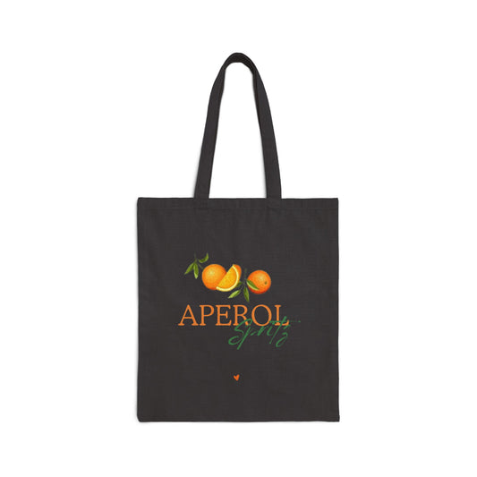 Aperol Spritz Cotton Canvas Tote Bag - Stylish and Functional