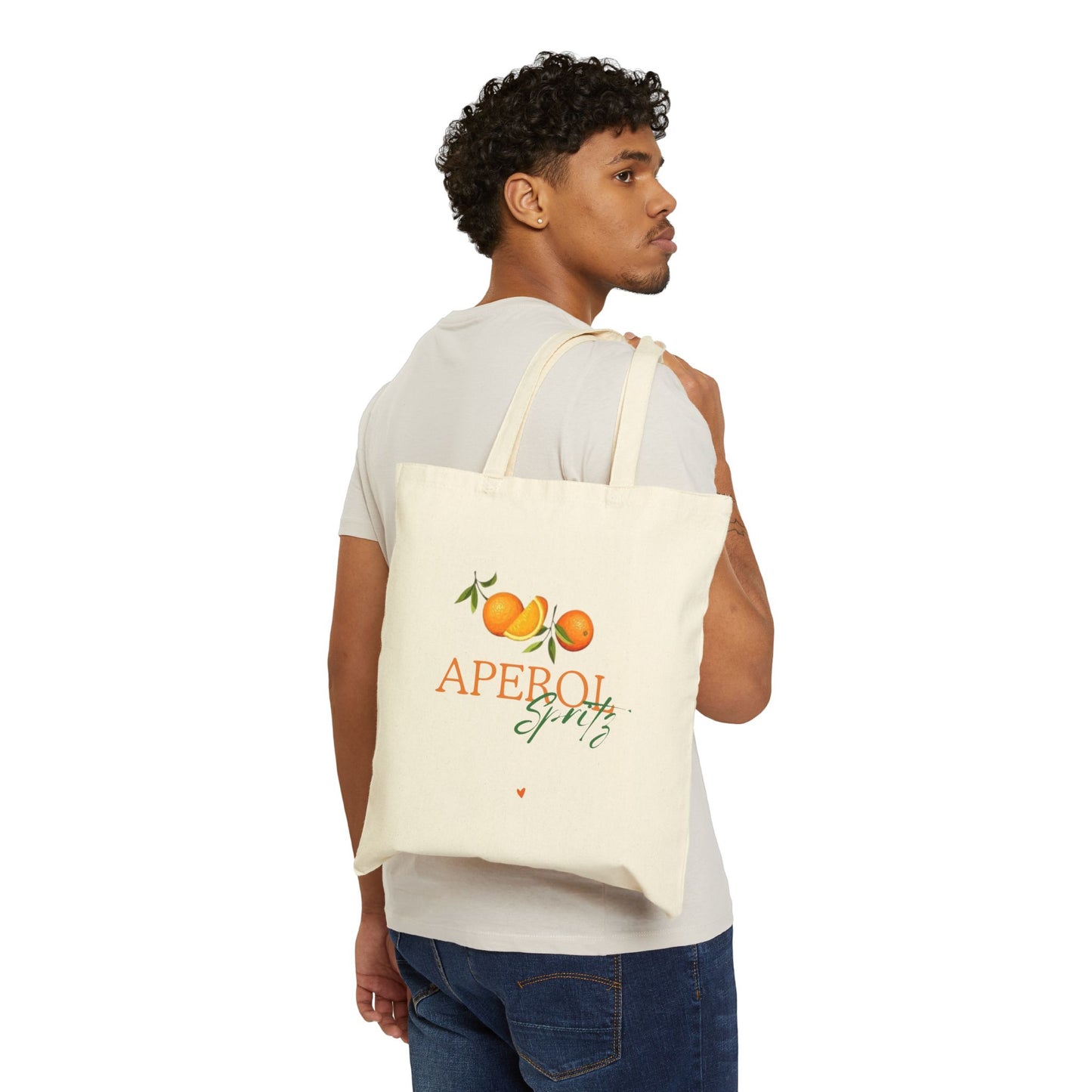 Aperol Spritz Cotton Canvas Tote Bag - Stylish and Functional