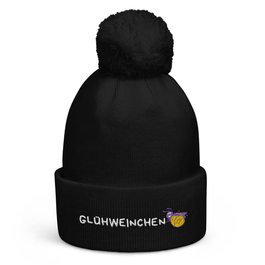 Glühweinchen Pom Pom Beanie