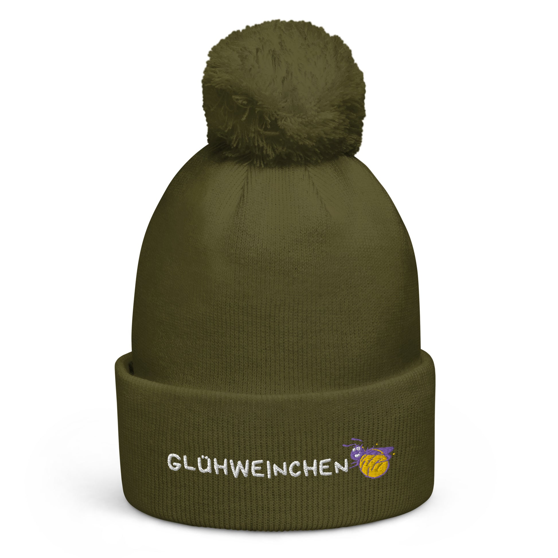 Glühweinchen Pom Pom Beanie