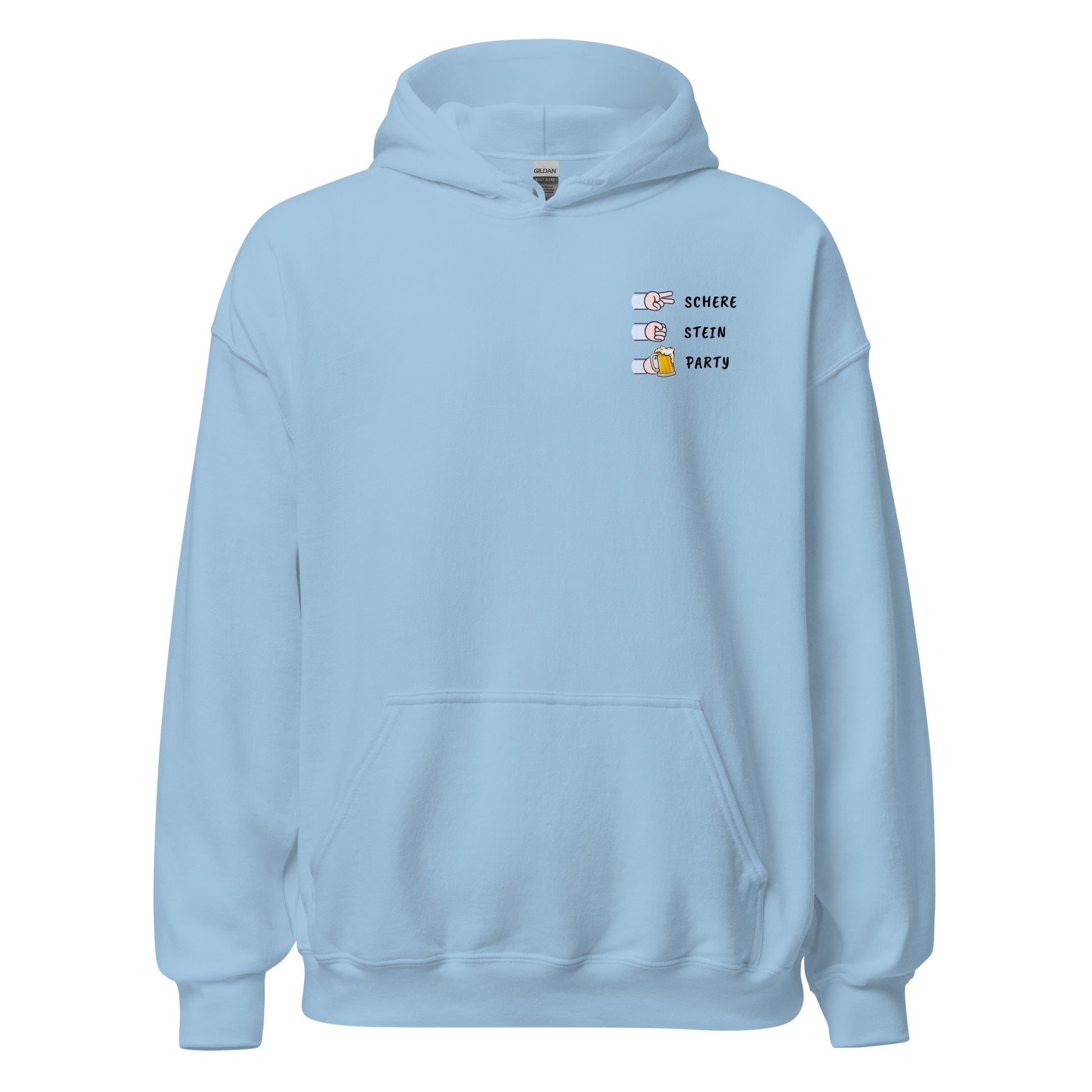 Schere Stein Party Hoodie