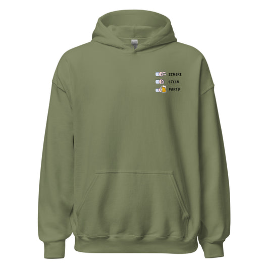 Schere Stein Party Hoodie