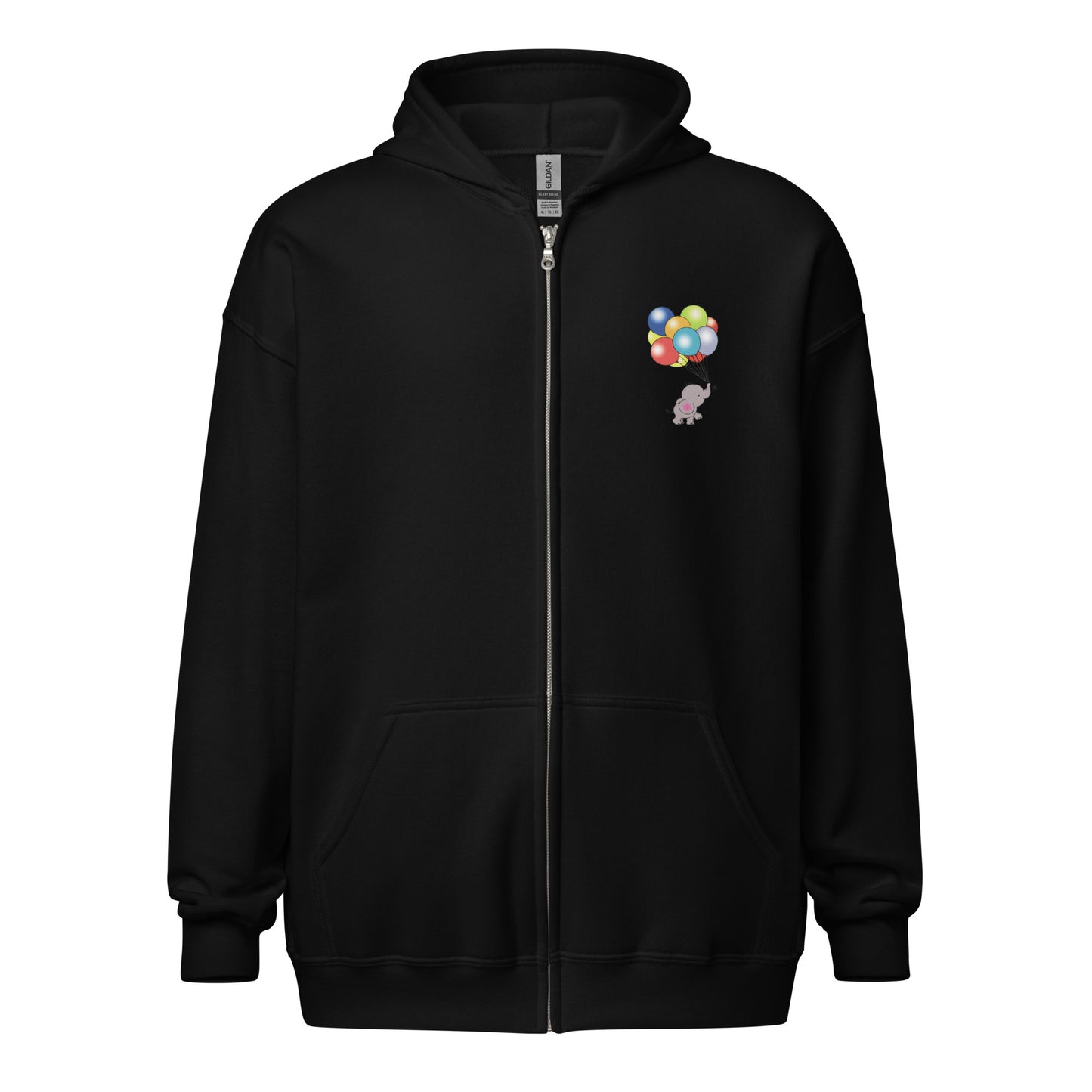 Elefantenliebe Zip Hoodie