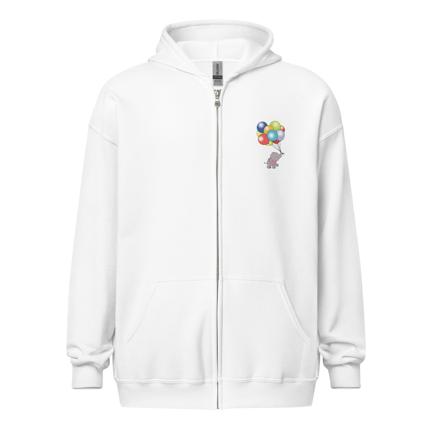 Elefantenliebe Zip Hoodie