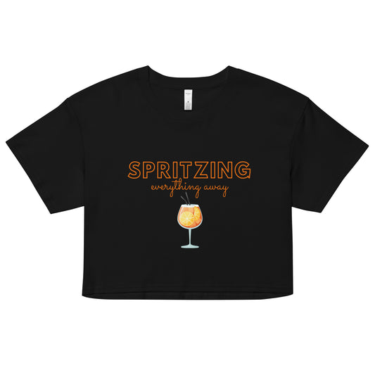 Spritzing everything away Crop Top