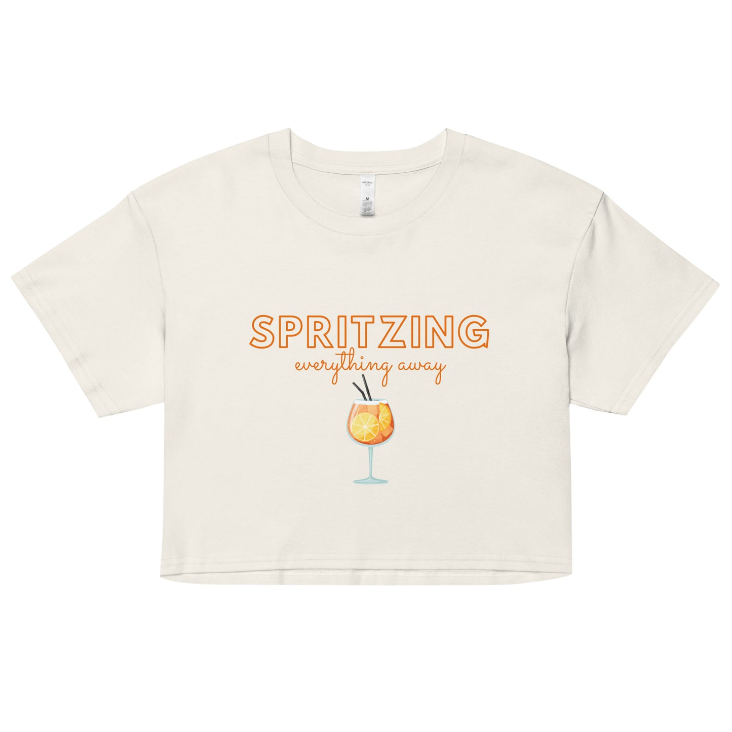 Spritzing everything away Crop Top