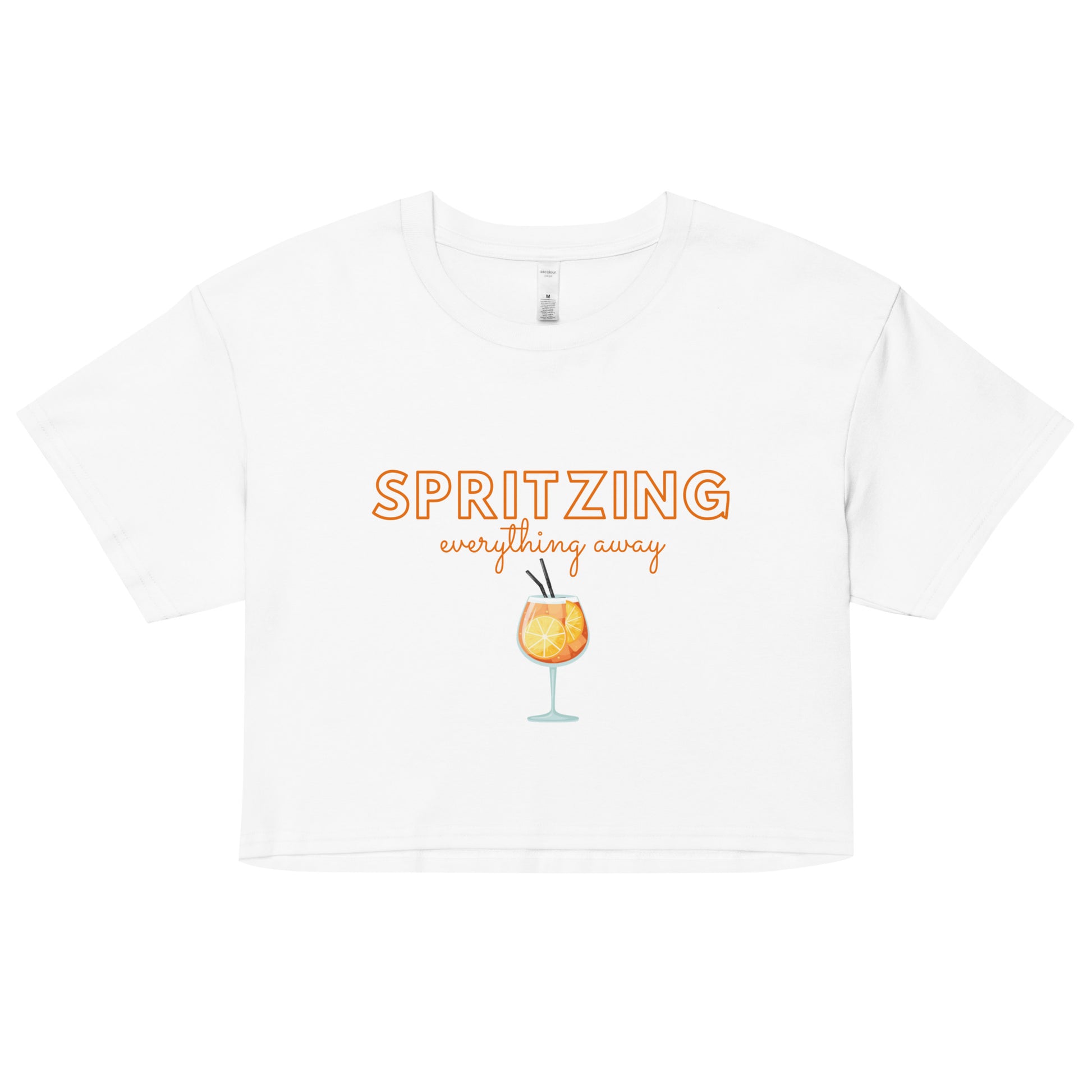 Spritzing everything away Crop Top