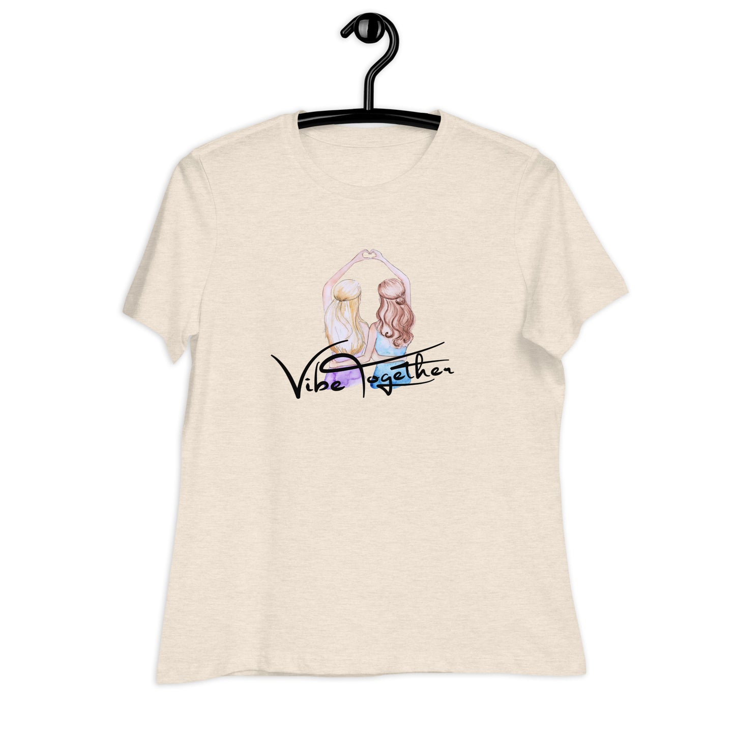 Vibe Together - Lockeres Damen-T-Shirt